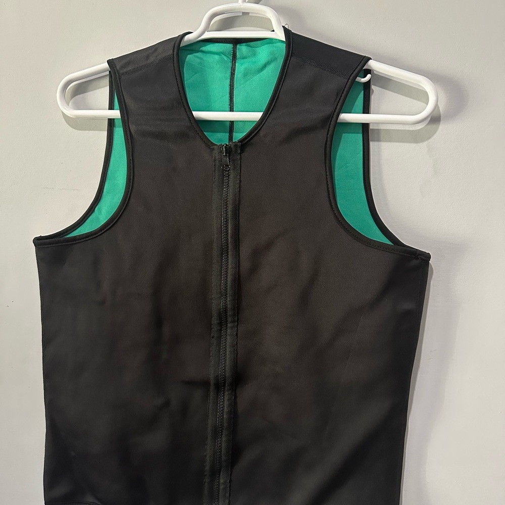 Black and Green Men's Vest